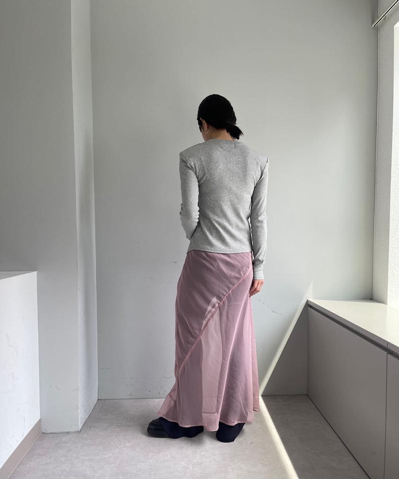 Organdy layering skirt