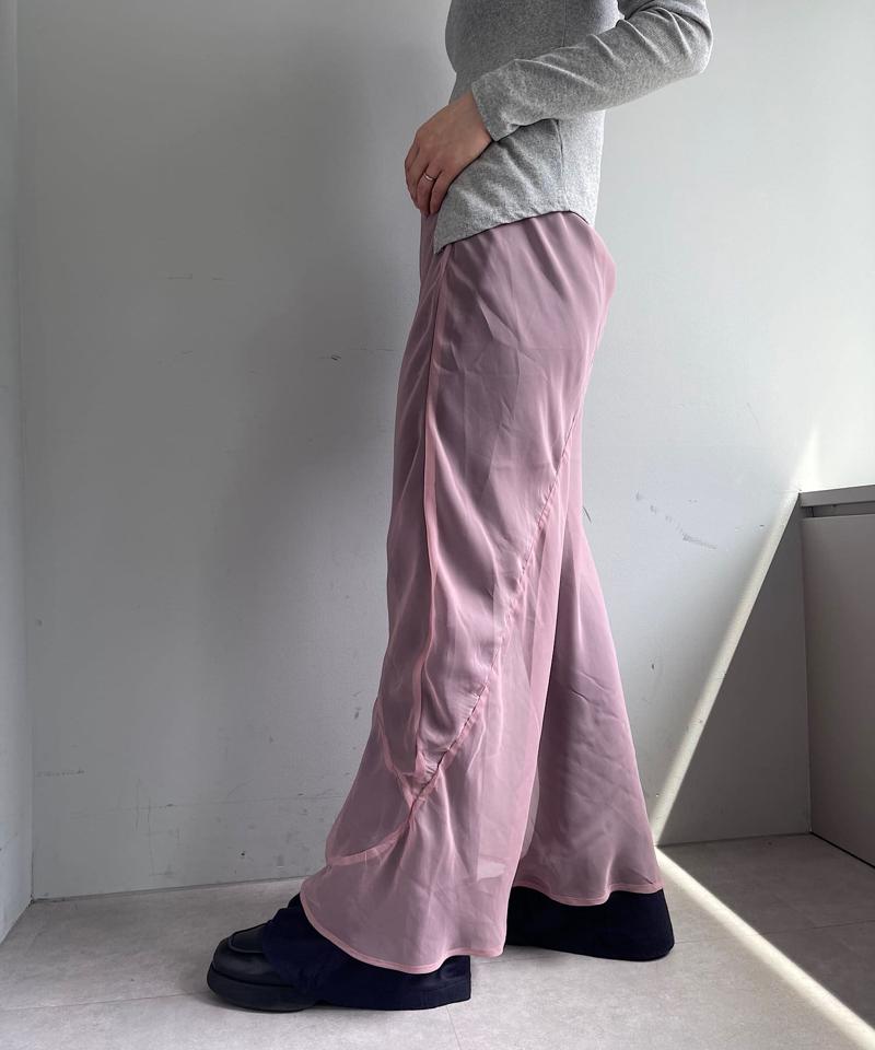 Organdy layering skirt