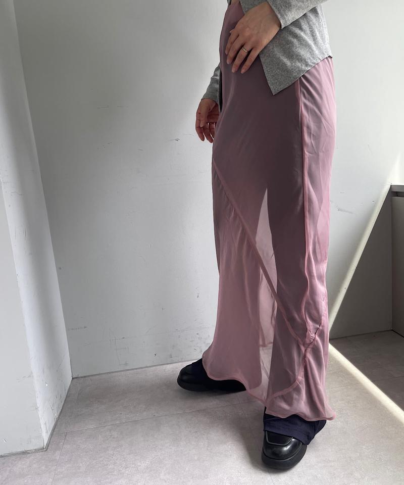 Organdy layering skirt
