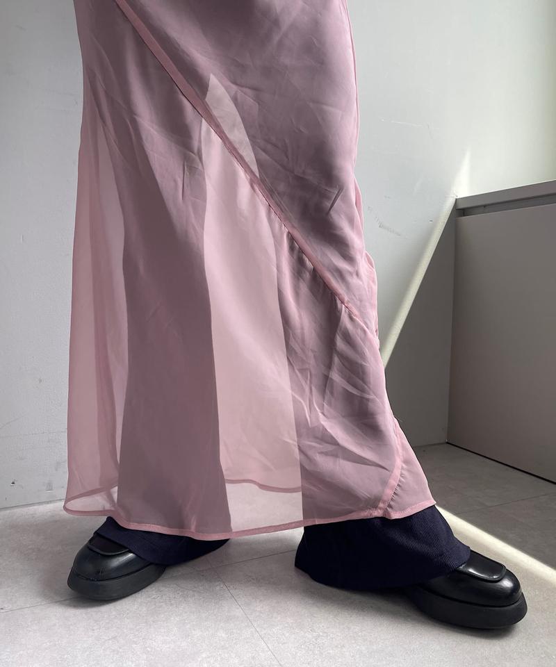 Organdy layering skirt