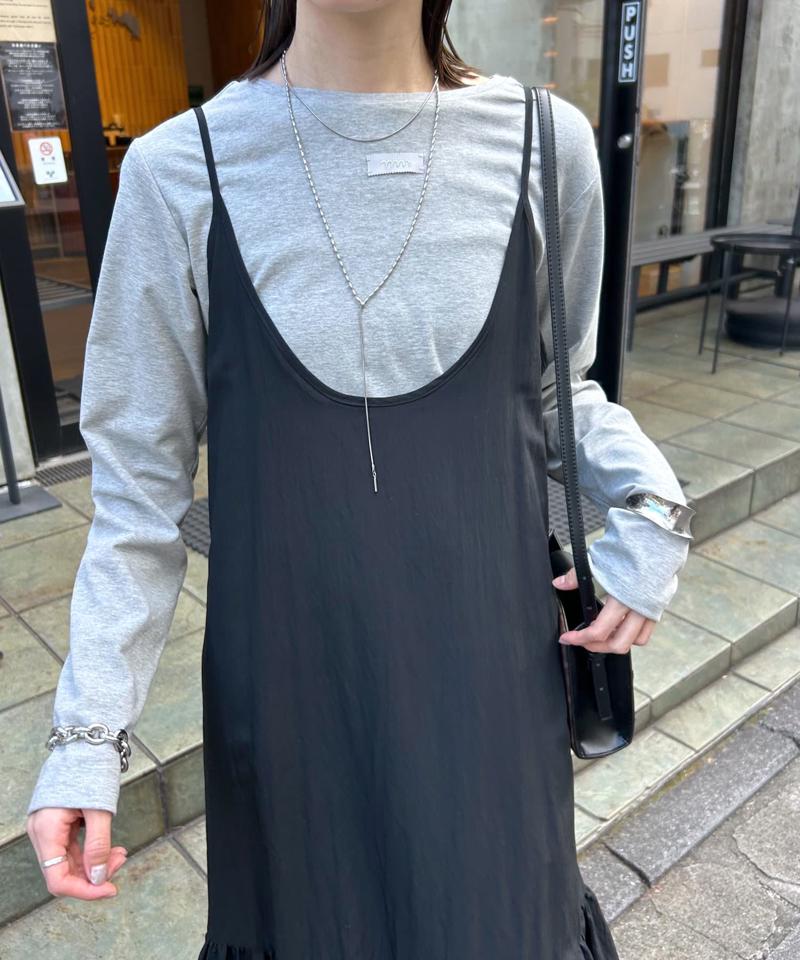 ティアードフリルキャミワンピース
