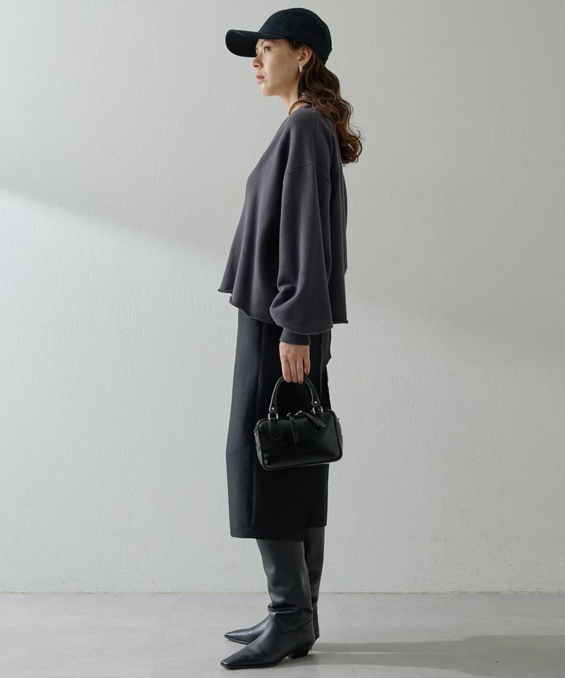 スウェットVネックプルオーバー２