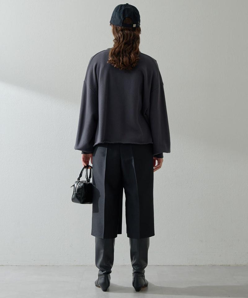 スウェットVネックプルオーバー２