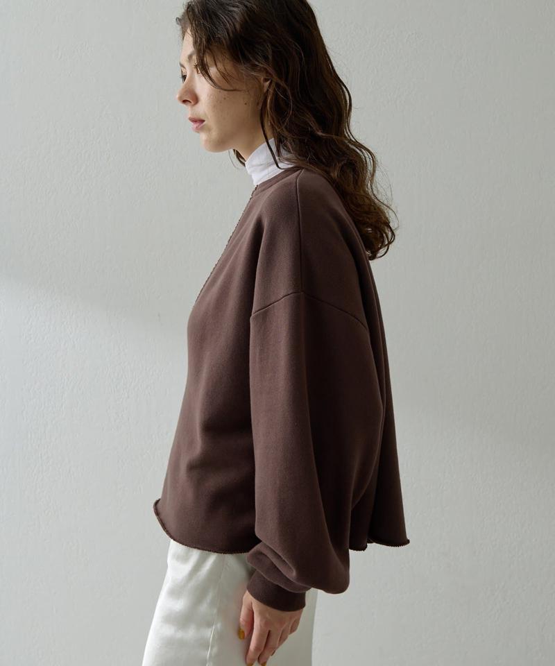 スウェットVネックプルオーバー２