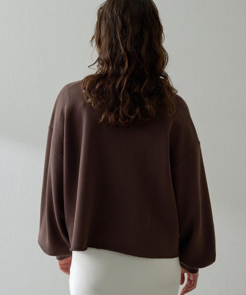 スウェットVネックプルオーバー２