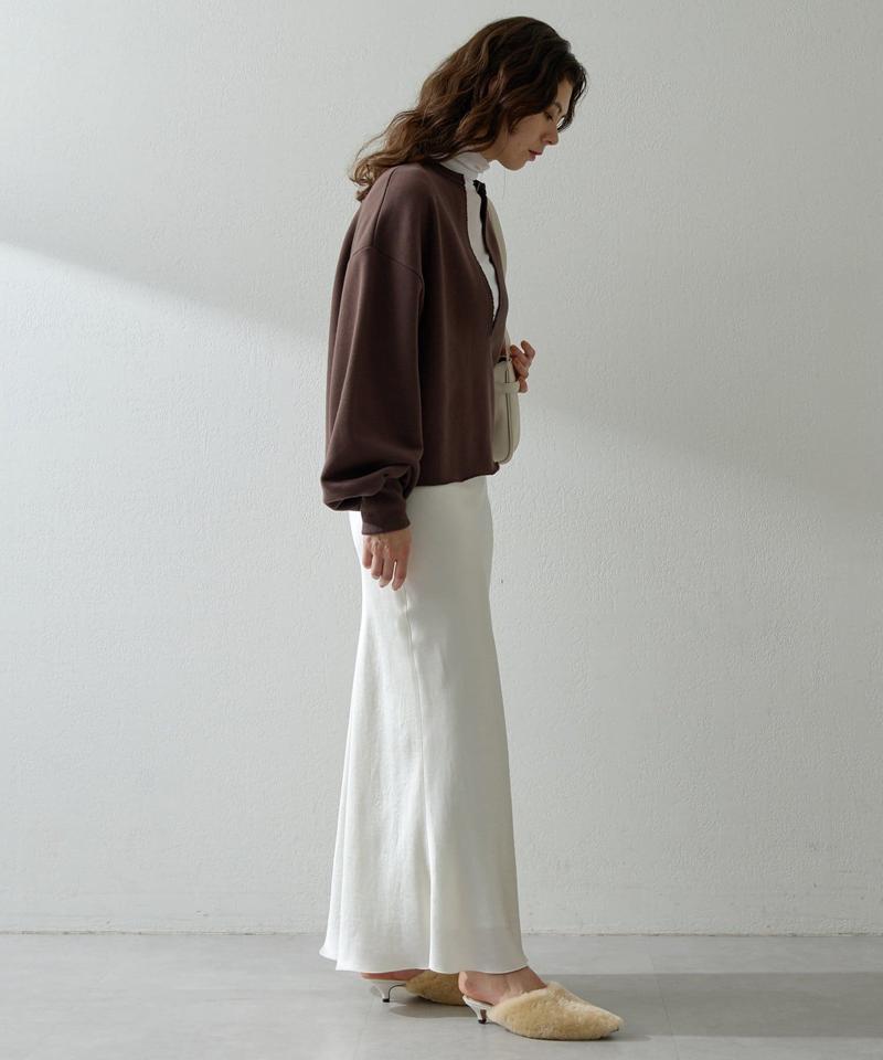 スウェットVネックプルオーバー２