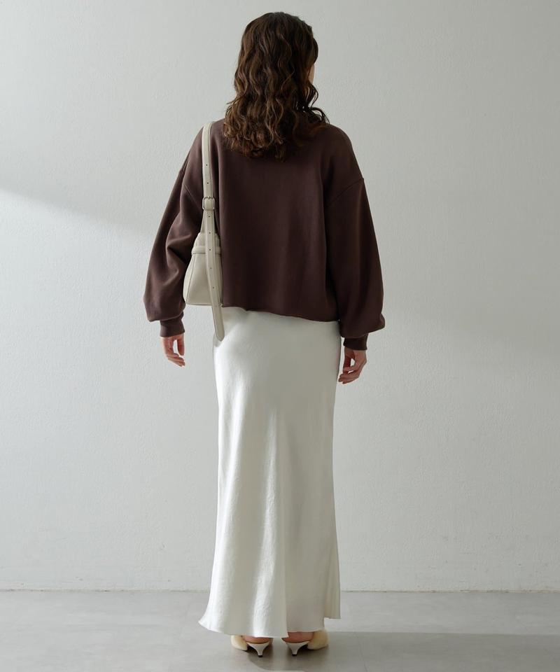 スウェットVネックプルオーバー２