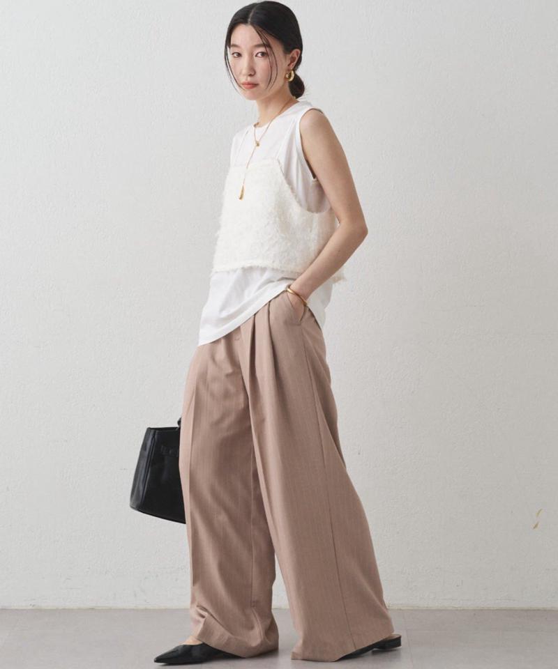 【追加予約決定！/全骨格対応】2タックワイドパンツ