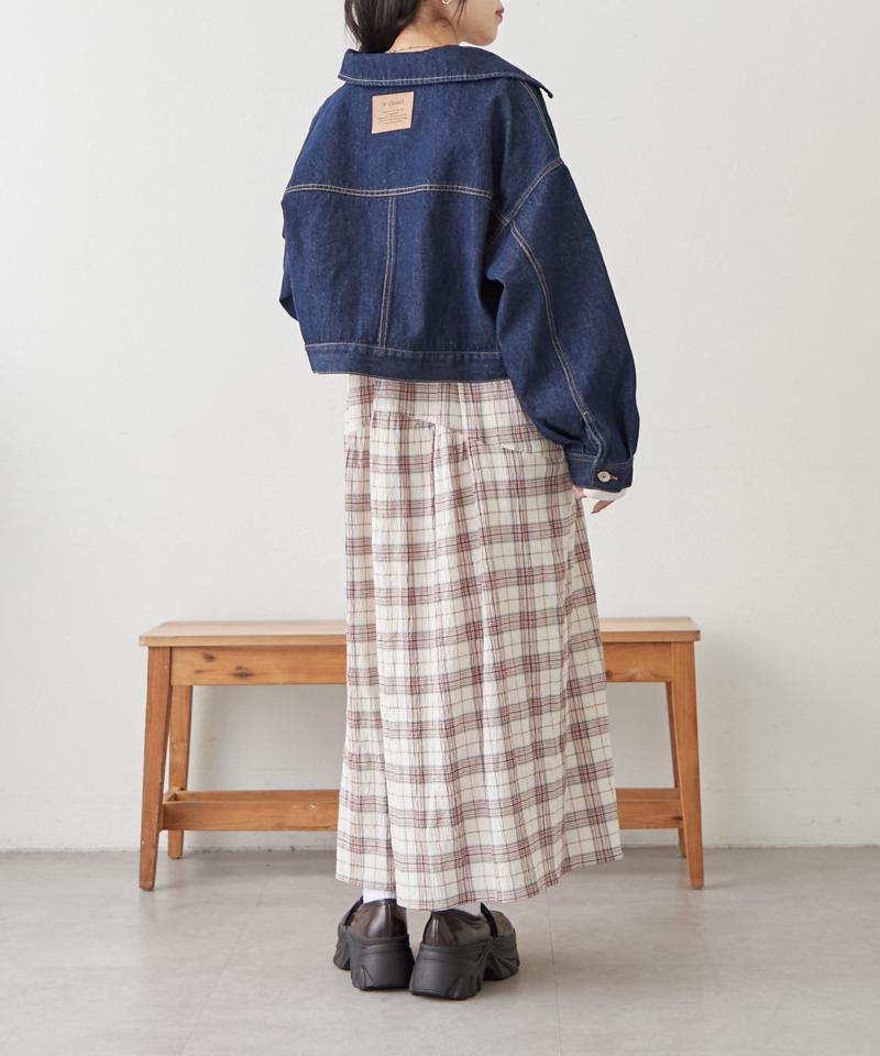 【春アウター/３色展開】ショートGジャン