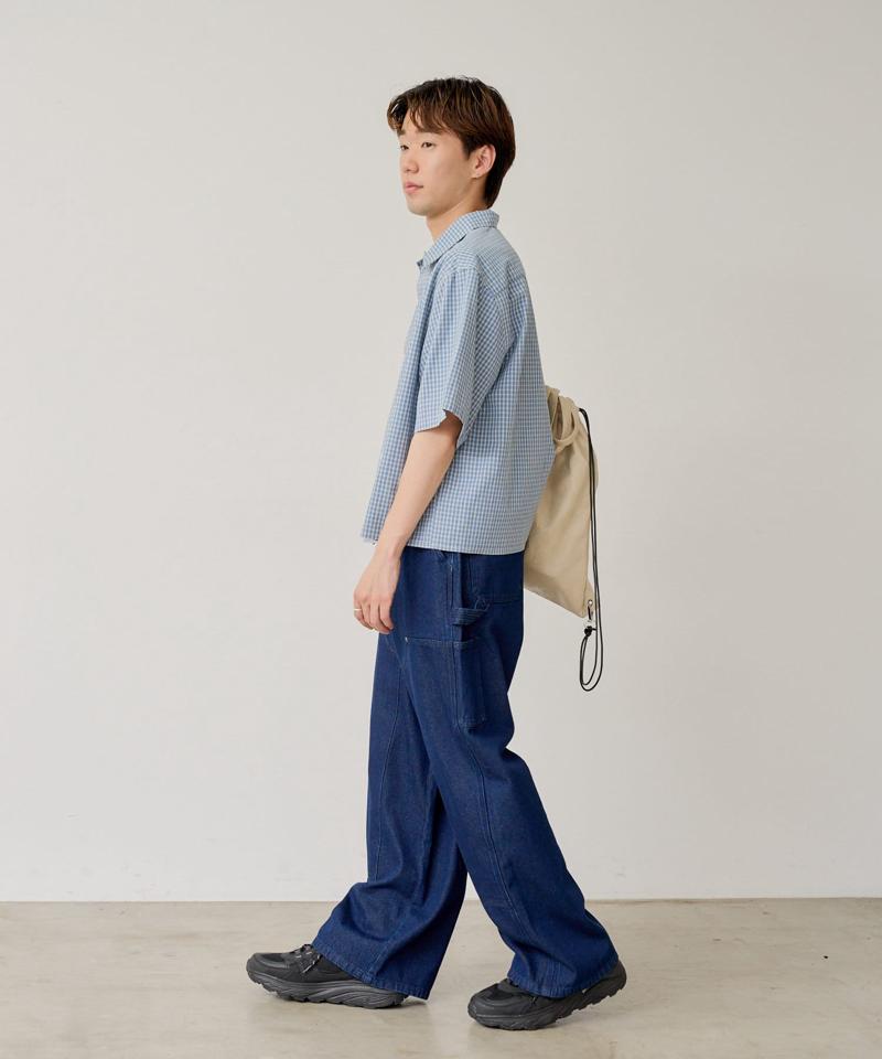 【WHIMSIC/2サイズ展開/新色追加】ダブルニーペインターパンツ