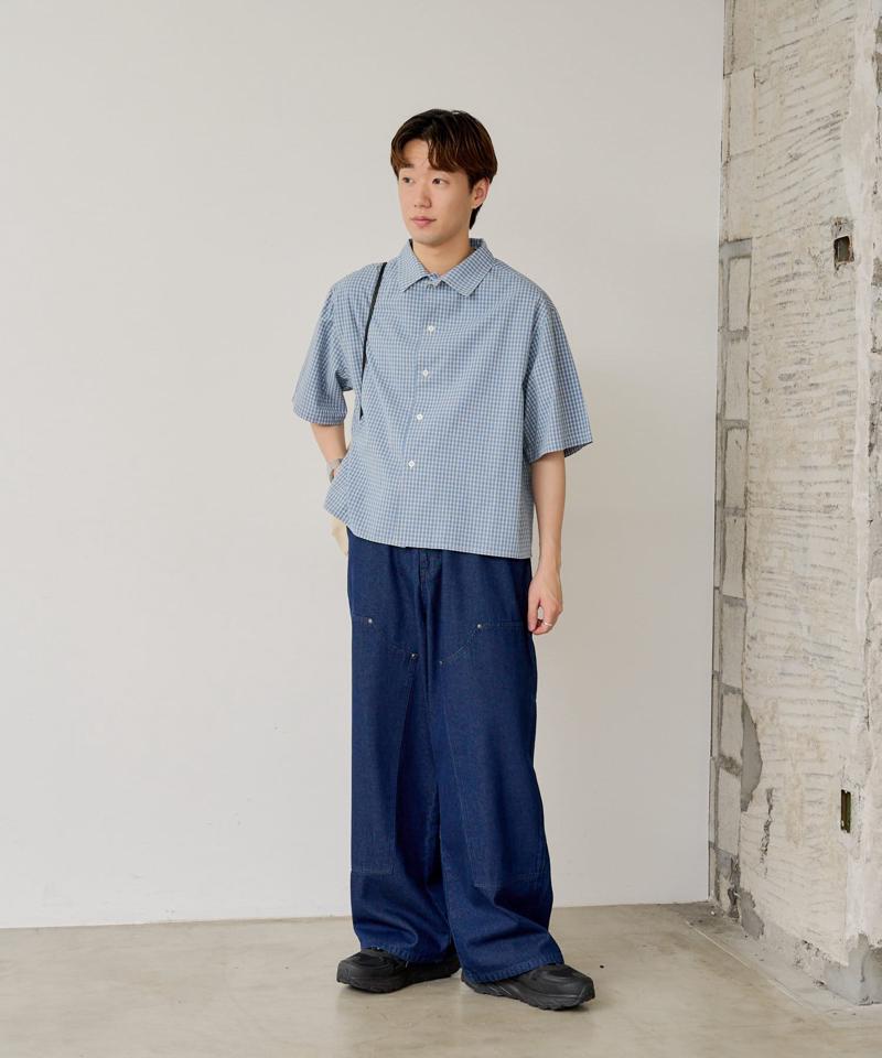 【WHIMSIC/2サイズ展開/新色追加】ダブルニーペインターパンツ