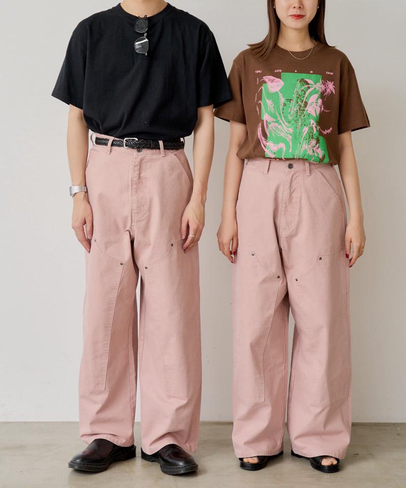 【WHIMSIC/2サイズ展開/新色追加】ダブルニーペインターパンツ