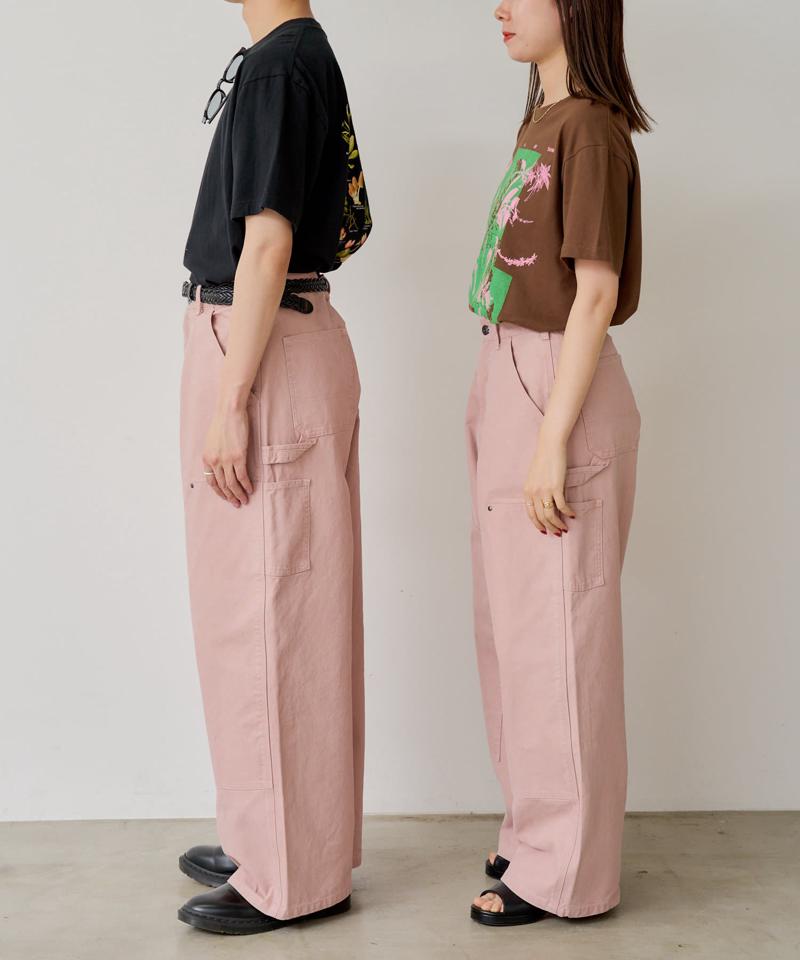 【WHIMSIC/2サイズ展開/新色追加】ダブルニーペインターパンツ