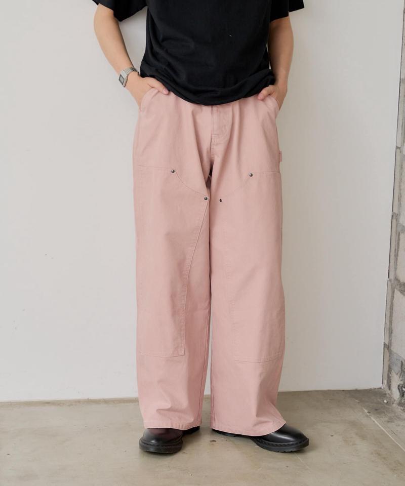 【WHIMSIC/2サイズ展開/新色追加】ダブルニーペインターパンツ