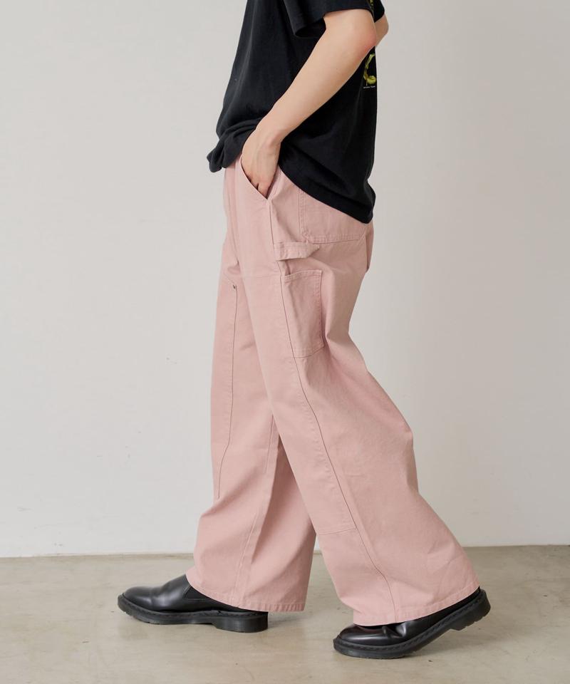 【WHIMSIC/2サイズ展開/新色追加】ダブルニーペインターパンツ