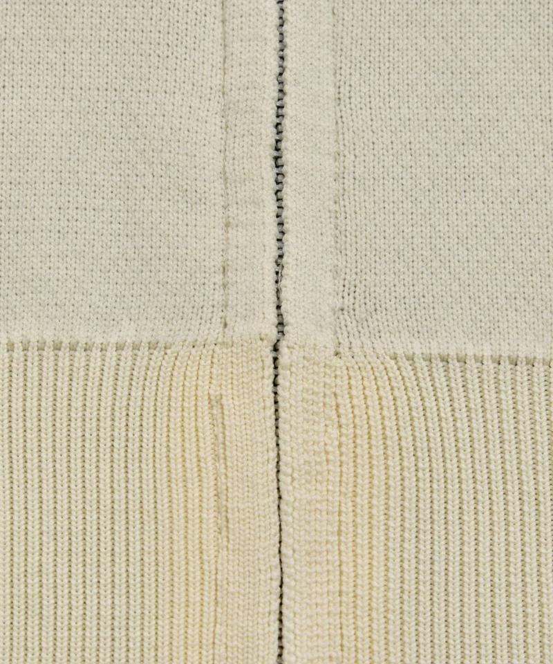 《オンオフ着回せる》スウェットライクニットカーディガン