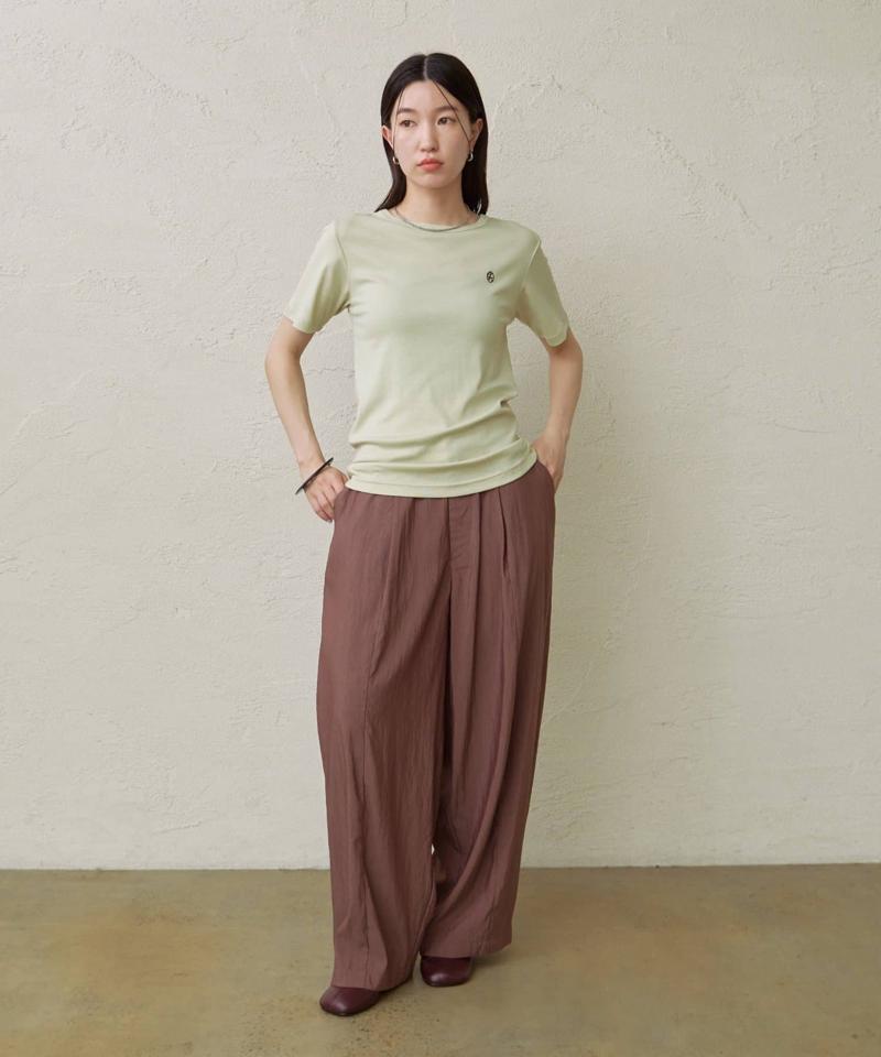 【今季人気No.1パンツ!】【低身長サイズあり】ドロストカーブパンツ