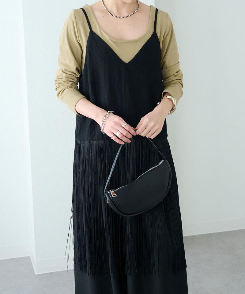 【レイヤードにぴったり◎】フリンジキャミチュニック