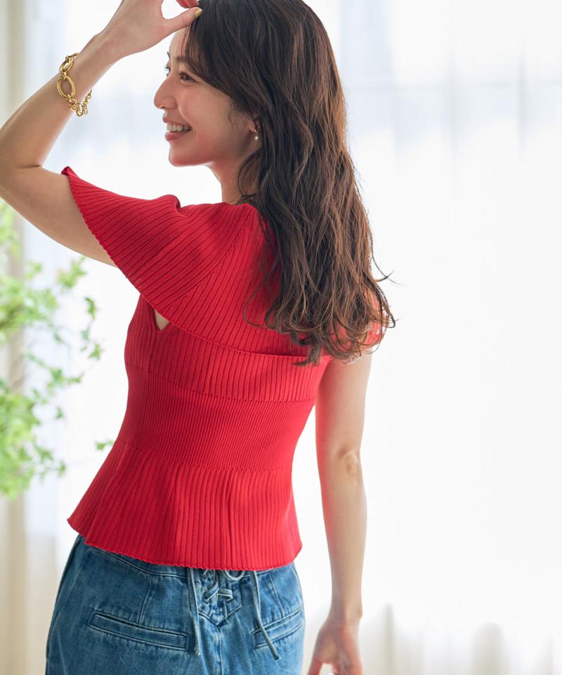 【人気スタッフmiki監修】ジップ２WAYニット