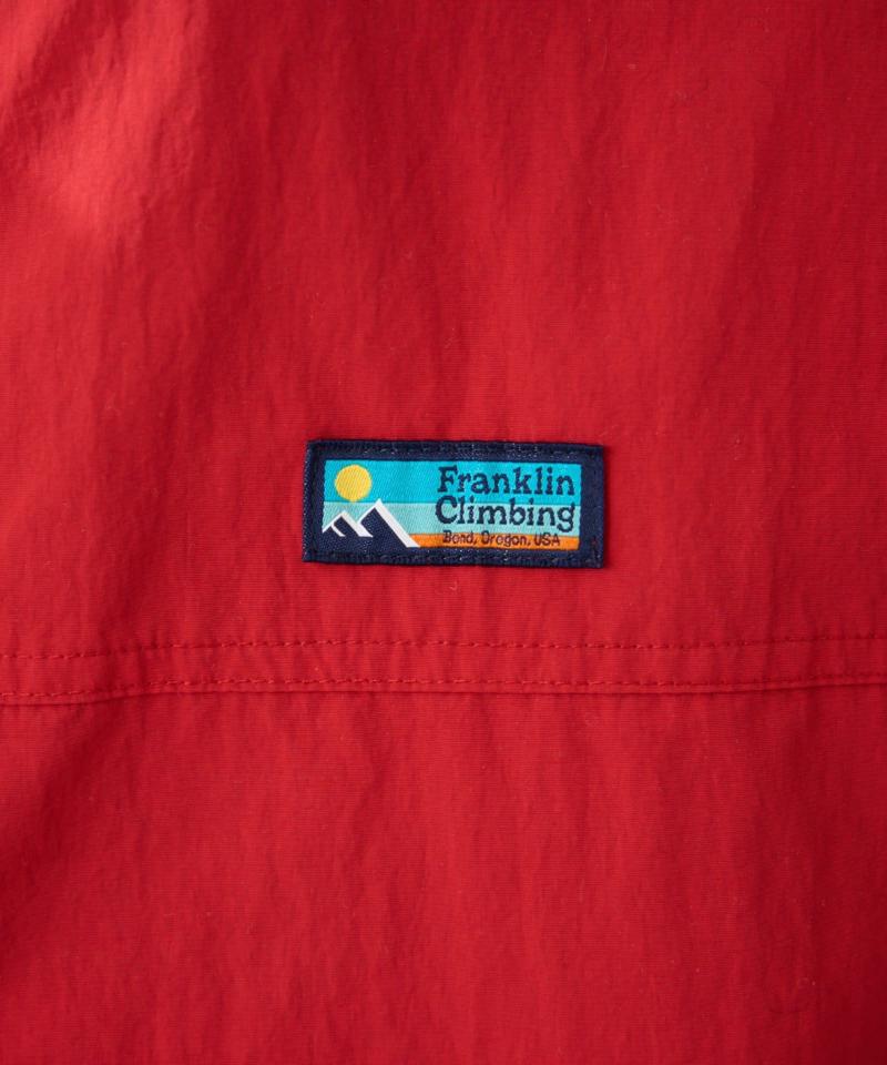≪26SS展示会アイテム≫【Franklin Climbing】撥水/男女兼用/ナイロンマウンテンパーカー/ナイロンジャケット