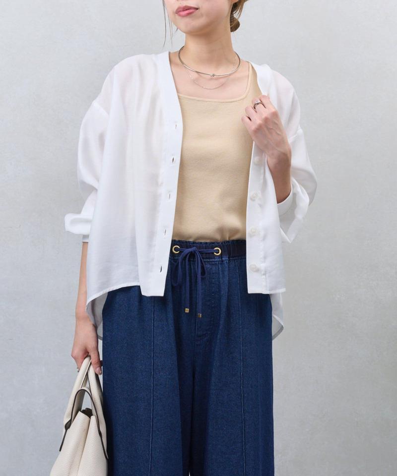 【魅せるインナー】【新色登場】スクエアタンクトップ