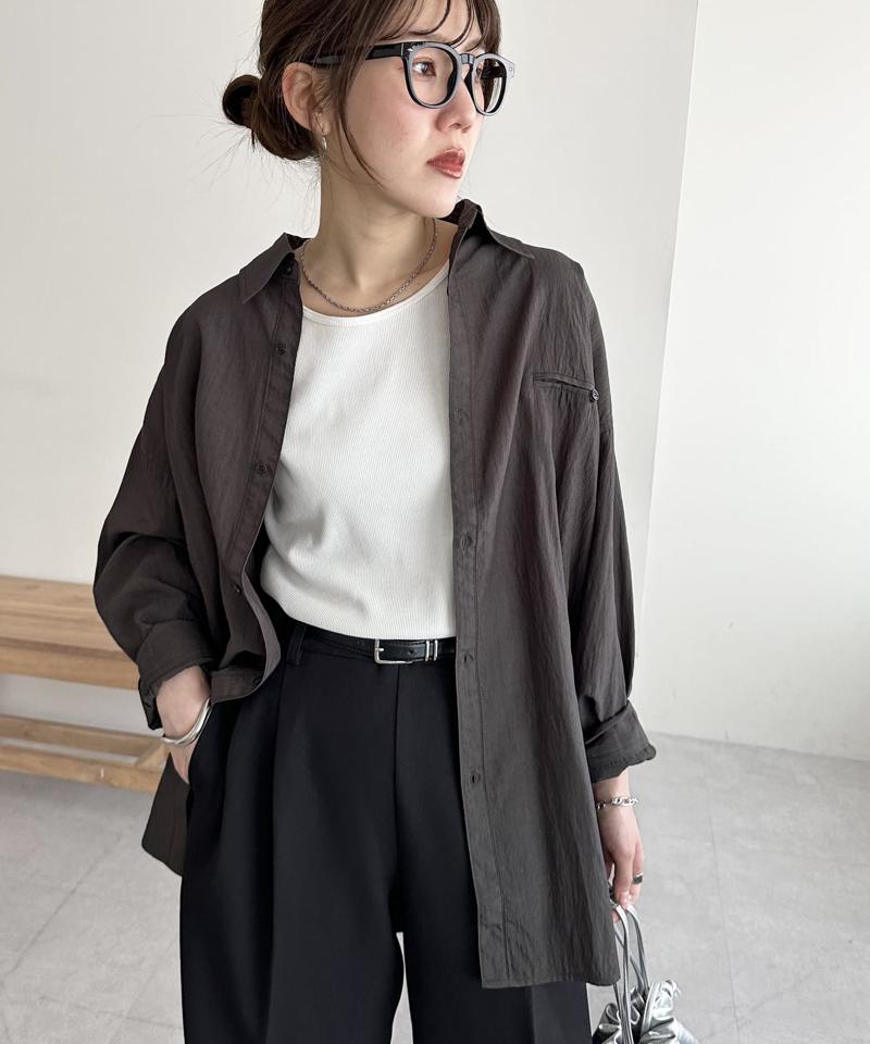 【WEB限定】ワッシャービッグシャツ