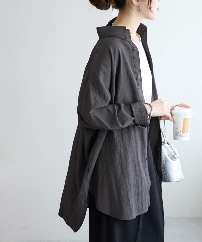 【WEB限定】ワッシャービッグシャツ