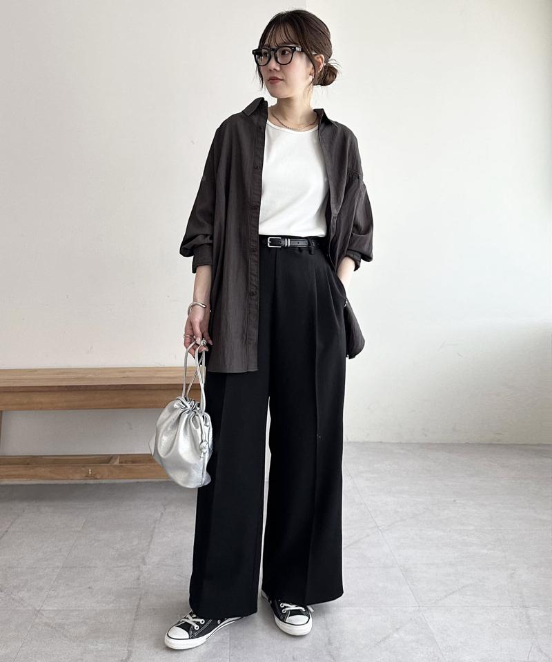 【WEB限定】ワッシャービッグシャツ