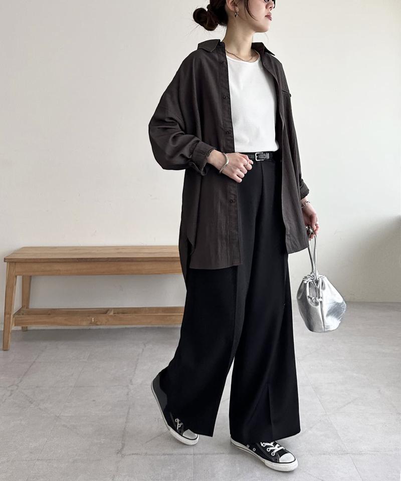 【WEB限定】ワッシャービッグシャツ