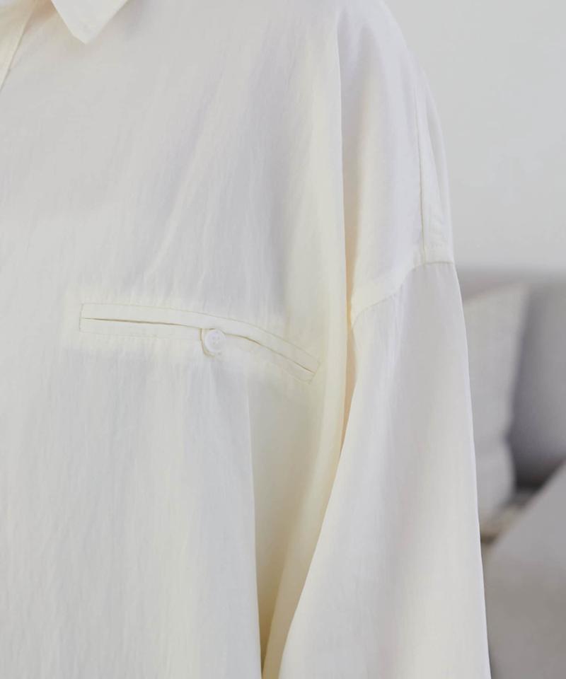 【WEB限定】ワッシャービッグシャツ