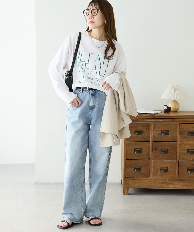 【WEB限定】キレイ目ロゴロンT