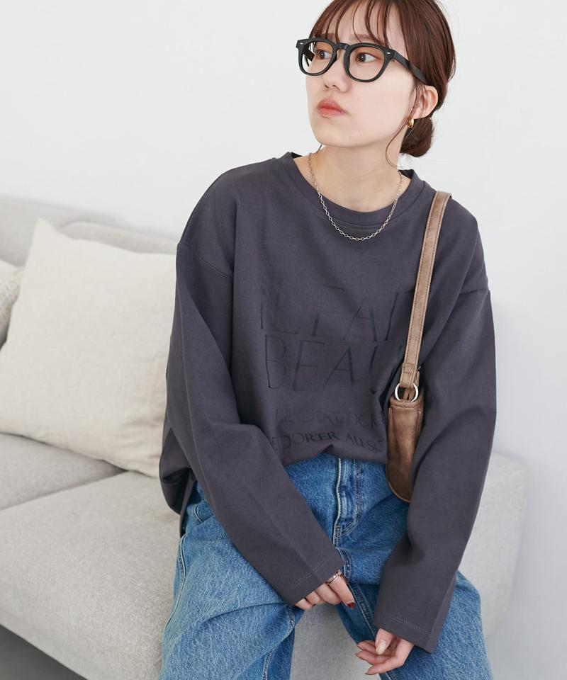 【WEB限定】キレイ目ロゴロンT