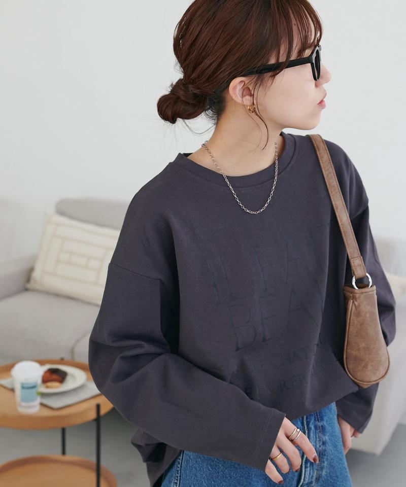 【WEB限定】キレイ目ロゴロンT