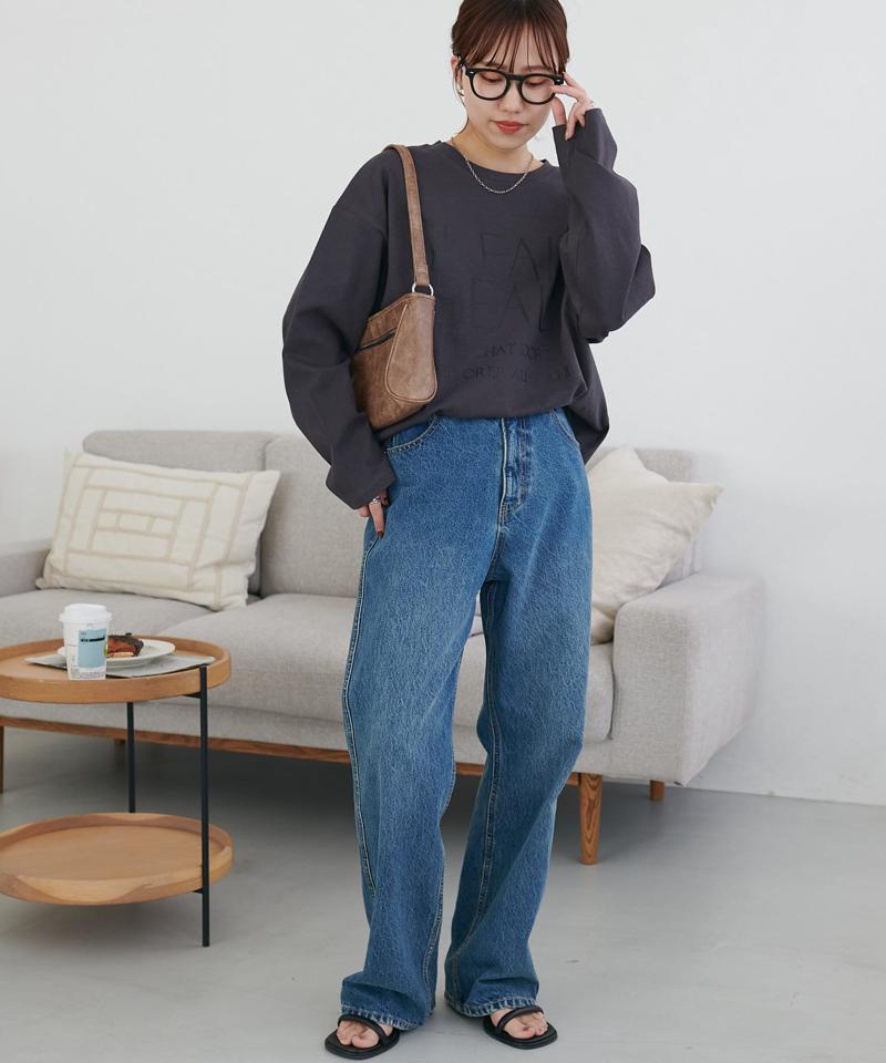 【WEB限定】キレイ目ロゴロンT