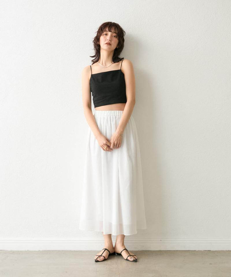 【カップ付きで楽ちん】カップインキャミソール