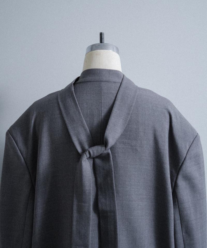Collarless dad jacket