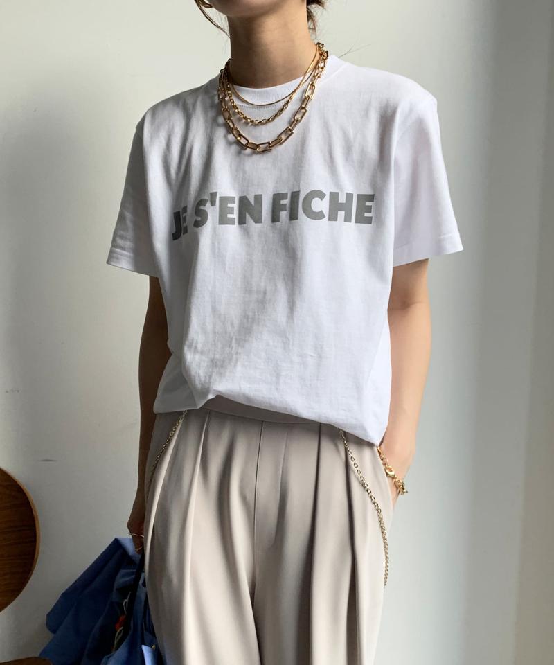 【新色追加】JES'EN FICHEフロッキーロゴTEE