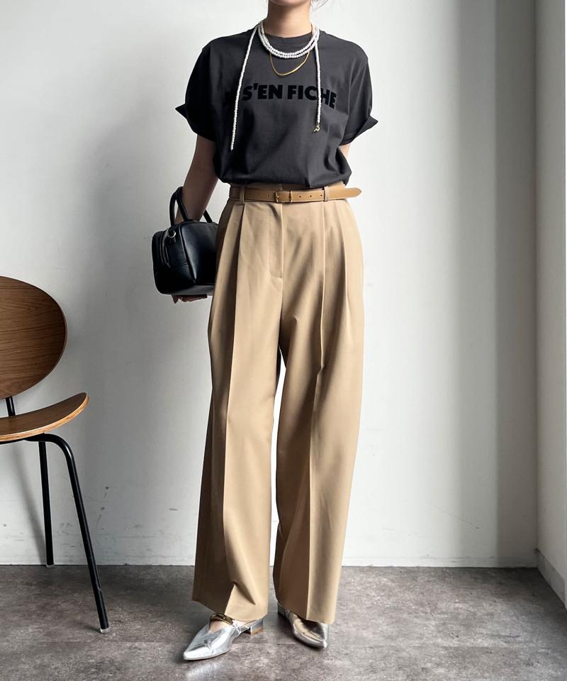 【新色追加】JES'EN FICHEフロッキーロゴTEE
