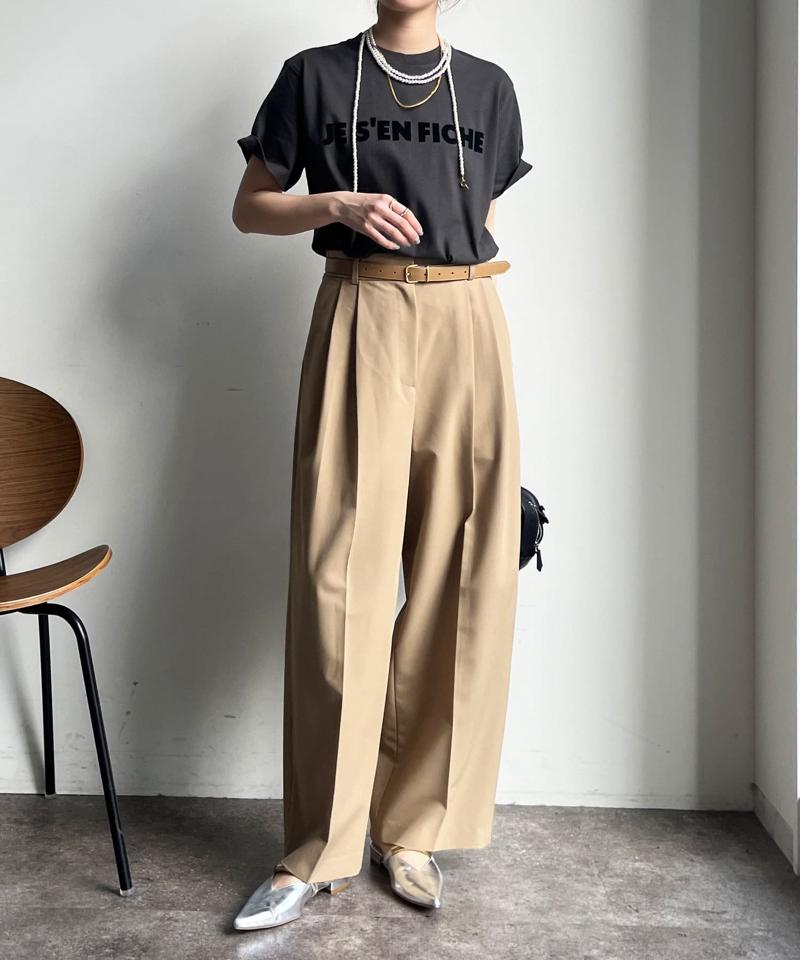 【新色追加】JES'EN FICHEフロッキーロゴTEE