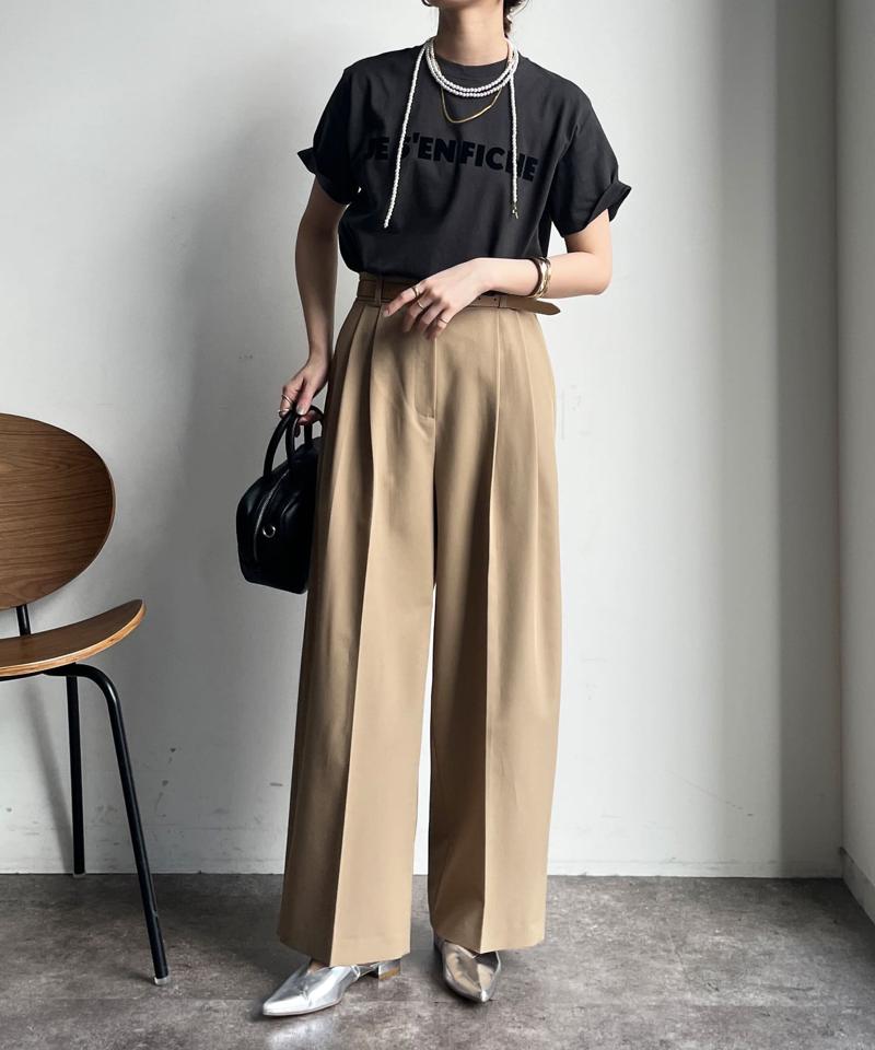 【新色追加】JES'EN FICHEフロッキーロゴTEE
