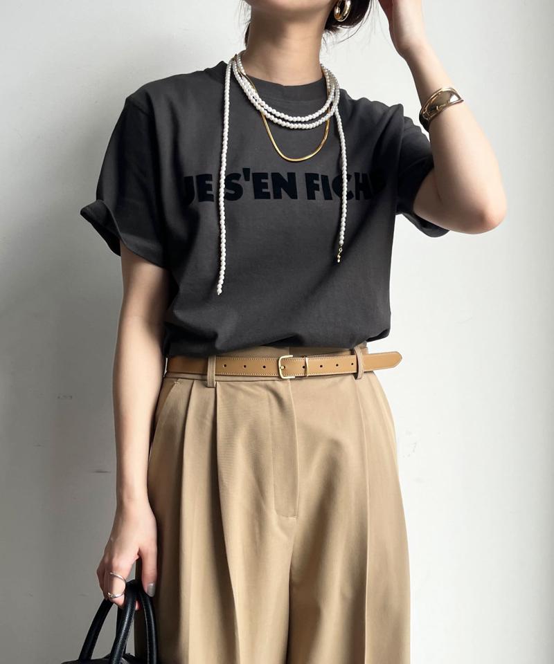 【新色追加】JES'EN FICHEフロッキーロゴTEE