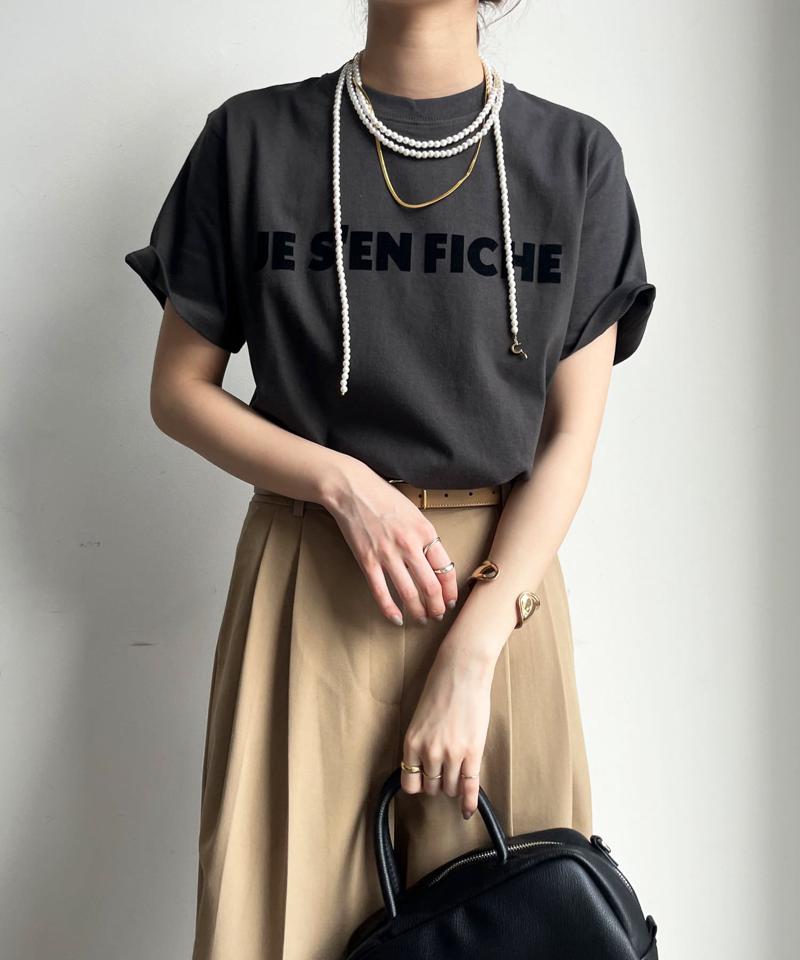 【新色追加】JES'EN FICHEフロッキーロゴTEE