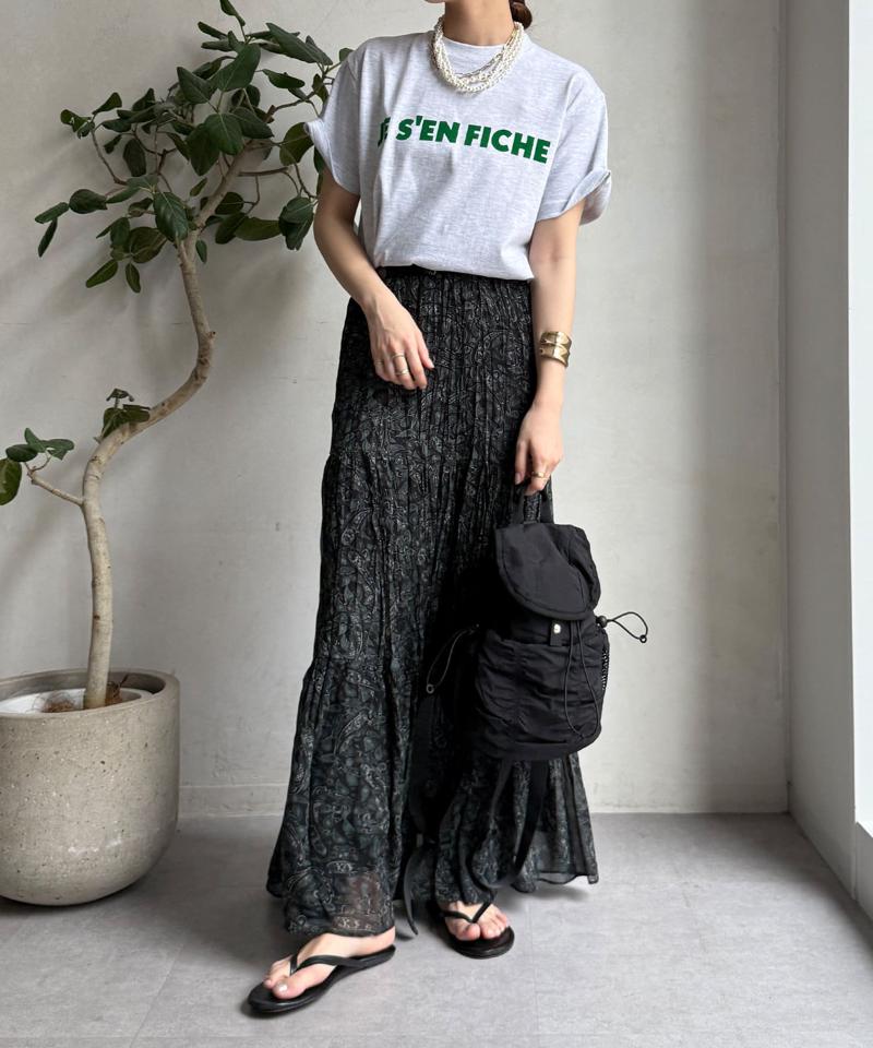 【新色追加】JES'EN FICHEフロッキーロゴTEE