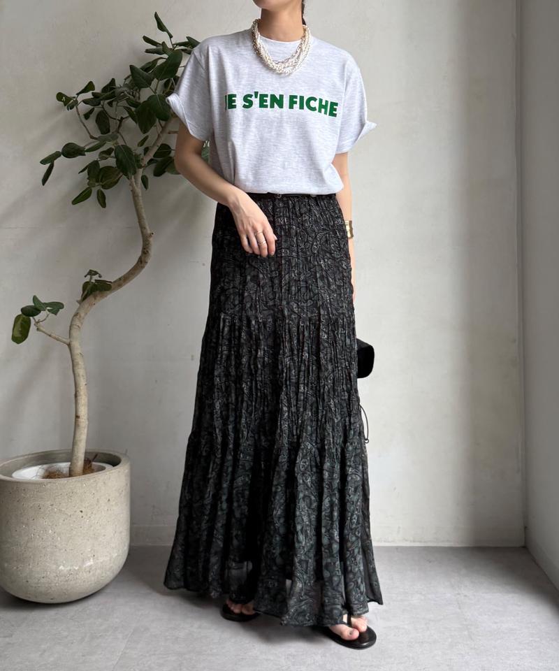 【新色追加】JES'EN FICHEフロッキーロゴTEE