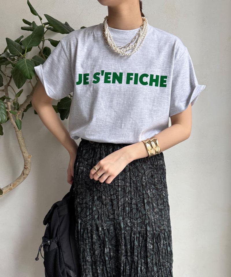 【新色追加】JES'EN FICHEフロッキーロゴTEE