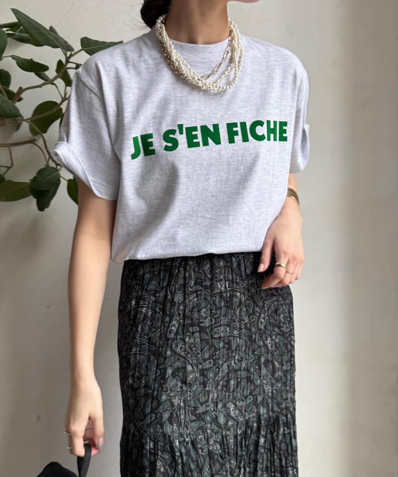 【新色追加】JES'EN FICHEフロッキーロゴTEE