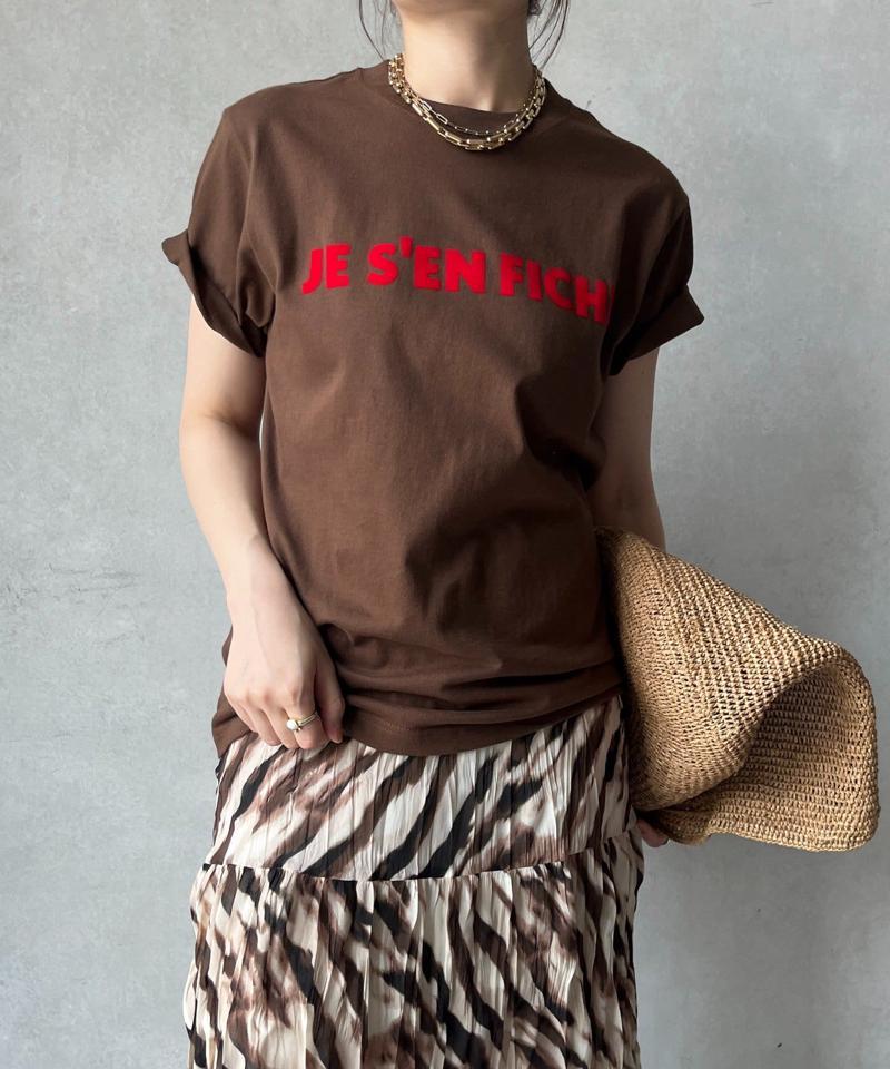 【新色追加】JES'EN FICHEフロッキーロゴTEE