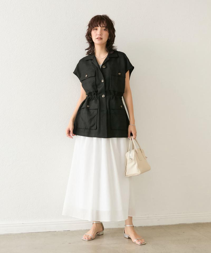 【合わせやすさ◎】スクエアストラップサンダル