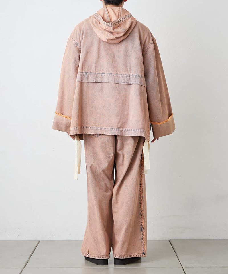 【SOUNDS GOOOOD】デニムフリンジワイドパンツ