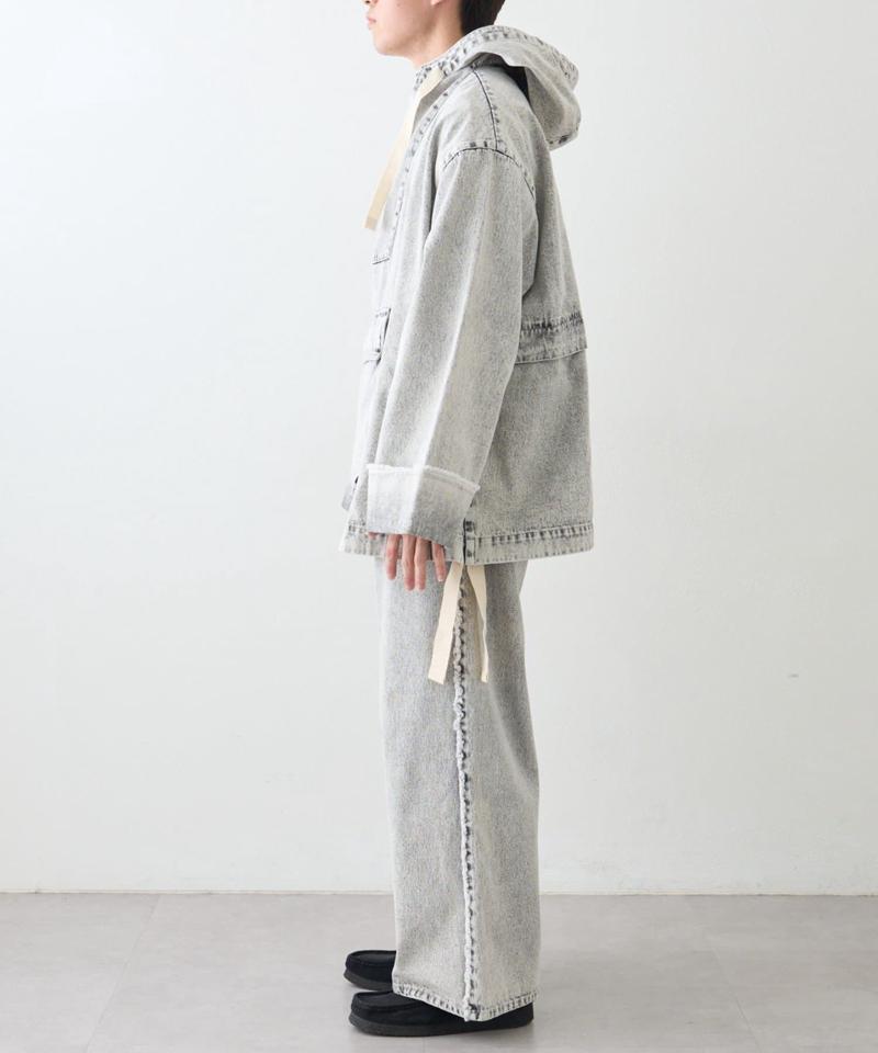 【SOUNDS GOOOOD】デニムフリンジワイドパンツ